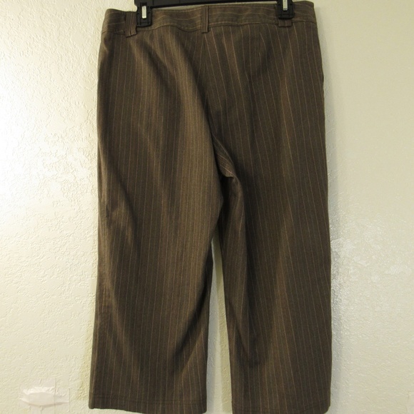Alfani Gray, Pink & Wine Stripped Cropped Pants - Picture 4 of 6